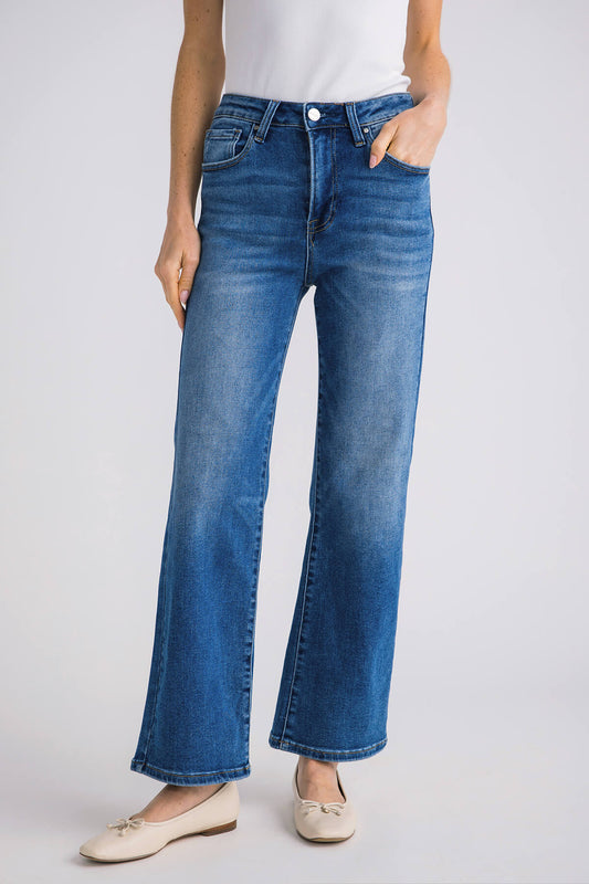 Risen Sophie High Rise Relaxed Straightleg Jeans