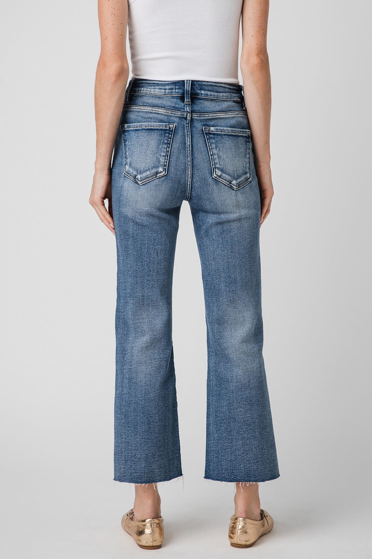 Risen Cora High Rise Kick Flare Jeans